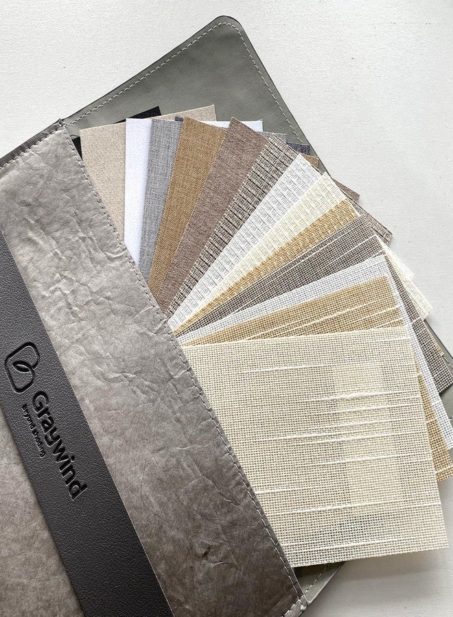 Graywind Manual Vertical Blinds Blackout & Light Filtering Fabric Samples - Image 2